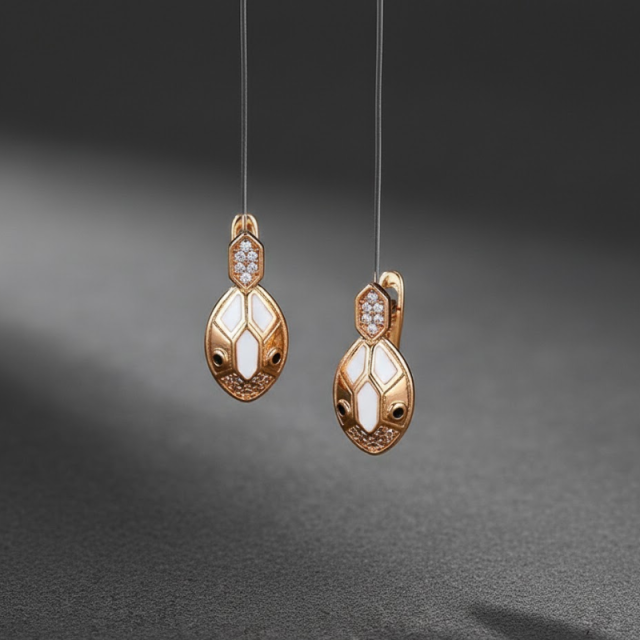 Luxury Turtle Design Niche Earrings