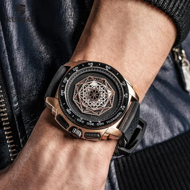 Sport Master Men's Luminous Silicone Watch