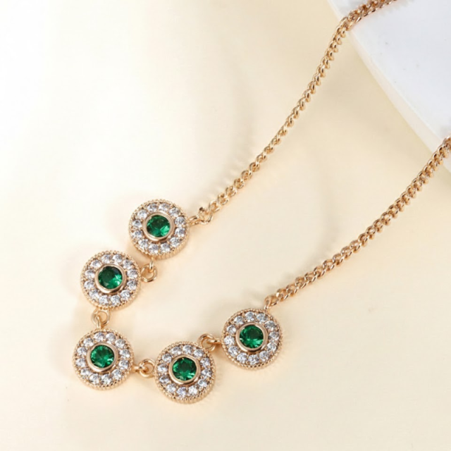 Elegant Gold-Plated Clavicle Necklace