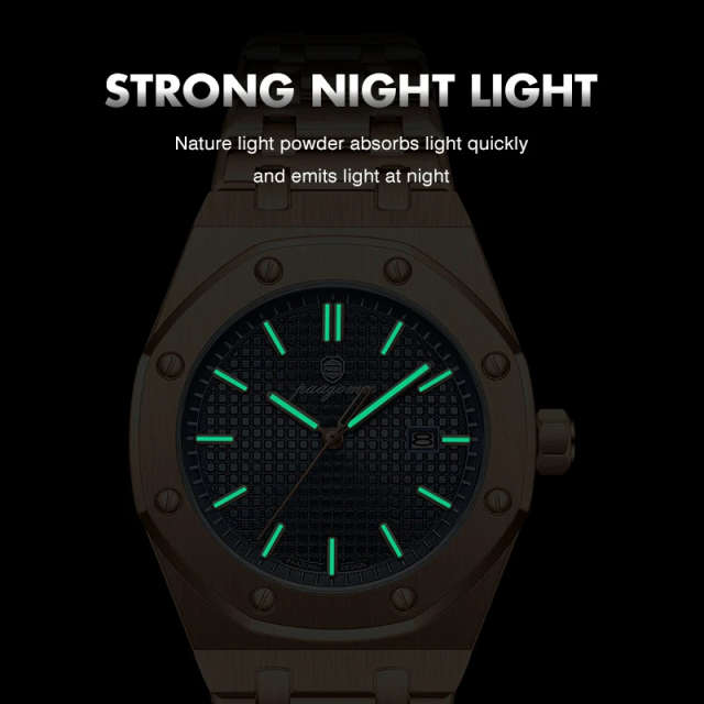 Men’s Waterproof Luminous Quartz Fashion Watch