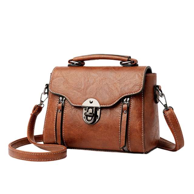 Classic Leather Crossbody Bag