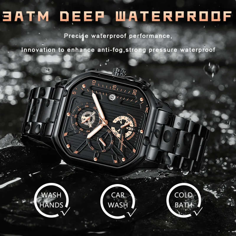 Multifunctional Luminous Waterproof Watch