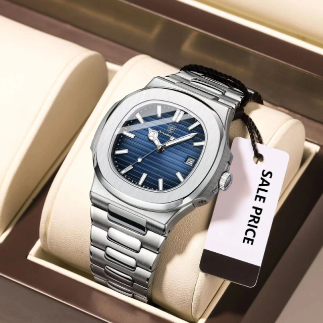 Classic Quartz Waterproof Watch For Men With Date Function