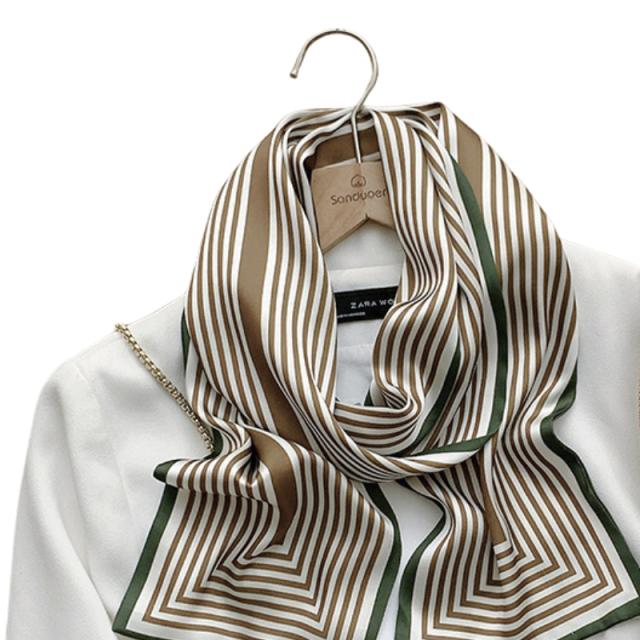Zebra Zephyr Chiffon Scarf