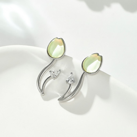 Fresh Petite Tulip Design Earrings