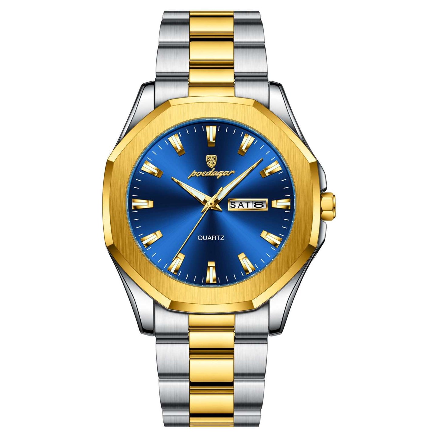 Classic Steel Band Quartz Watch For Men