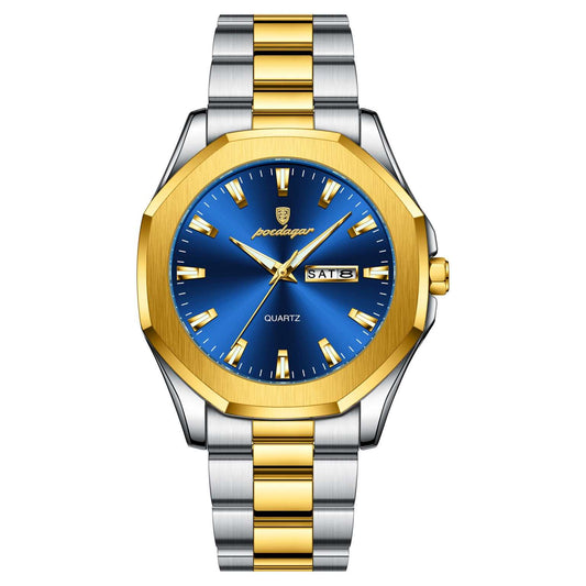 Classic Steel Band Quartz Watch For Men