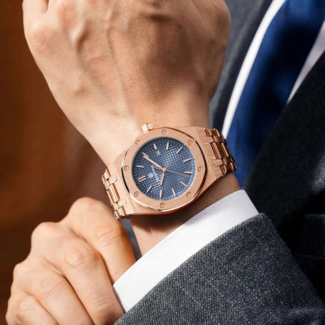 Men’s Waterproof Luminous Quartz Fashion Watch