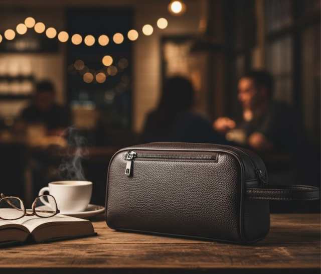 Wrist carry Biometric Fingerprint Lock Wallet