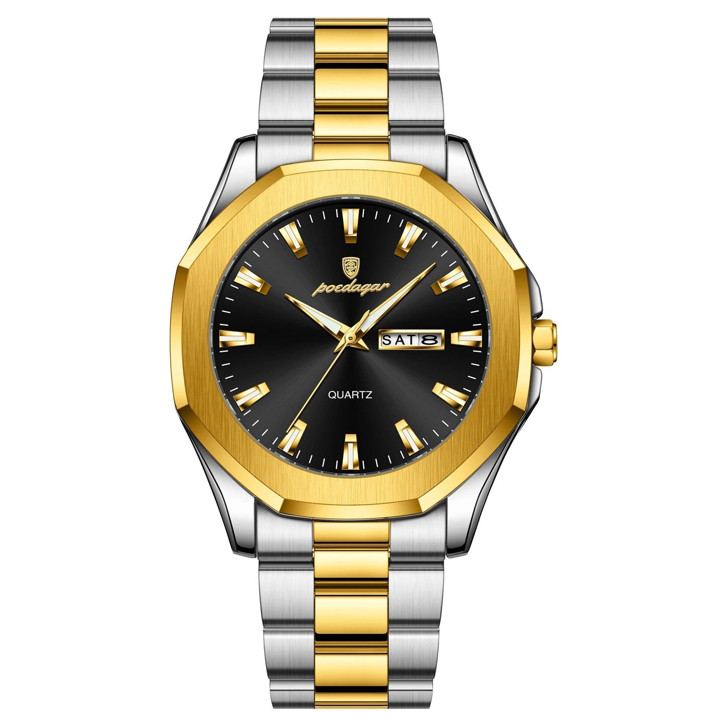 Classic Steel Band Quartz Watch For Men