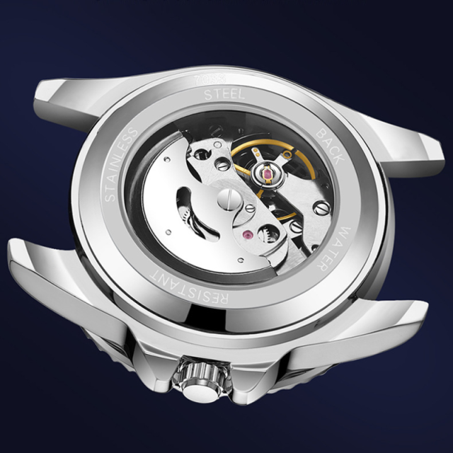 Green Dial Automatic Mechanical Watch for Men