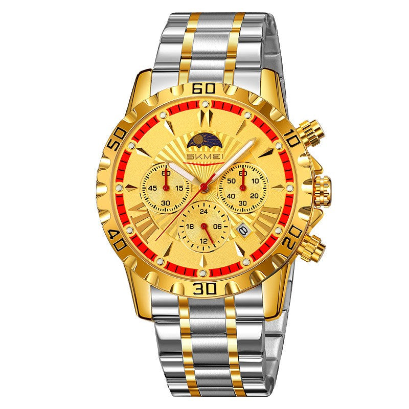 Classic Multifunction Business Quartz Watch