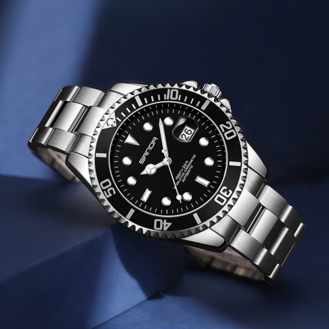 Green Dial Automatic Mechanical Watch for Men