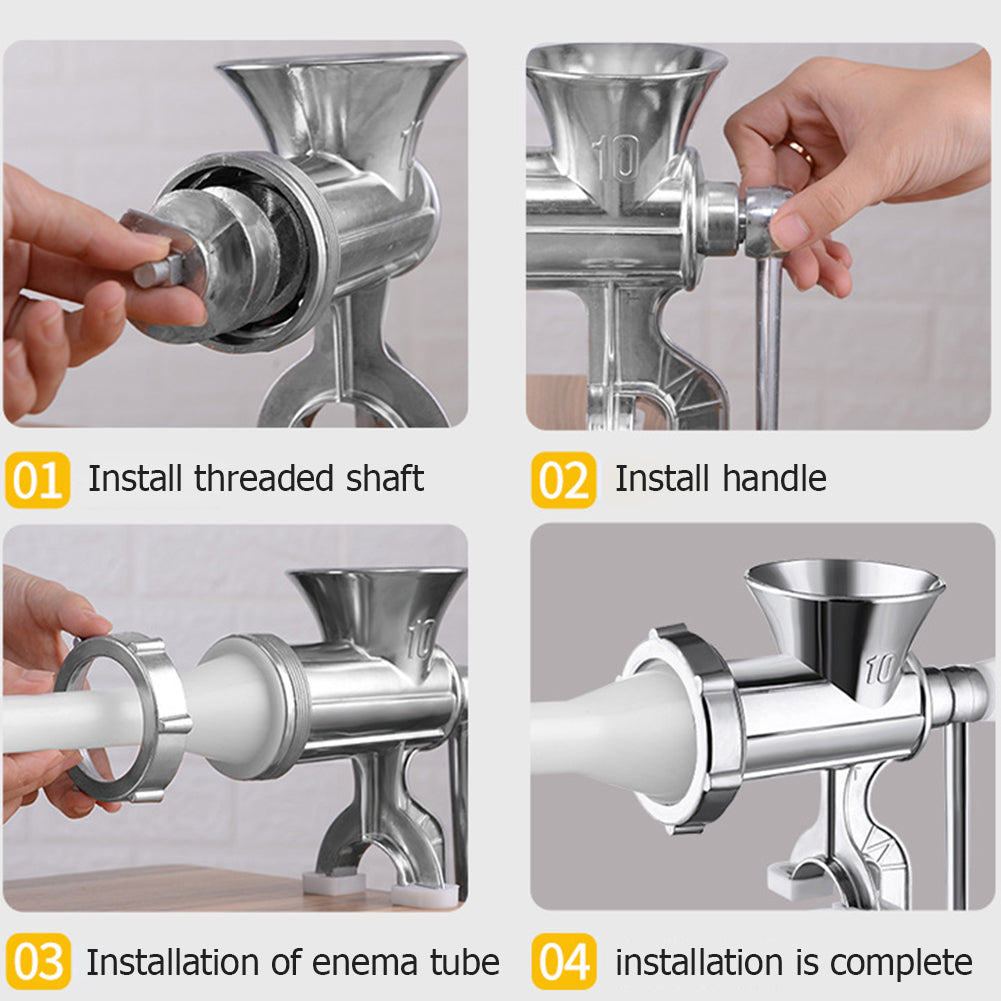 Hand Meat Mincer Grinder Machine Manual