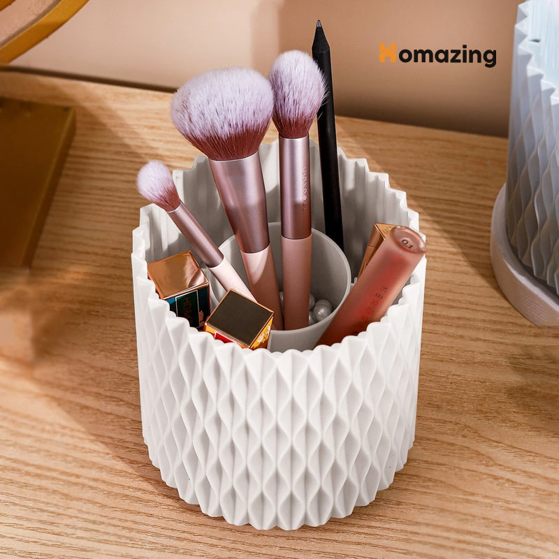 Makeup Brush Organizer Holder Rotate Base