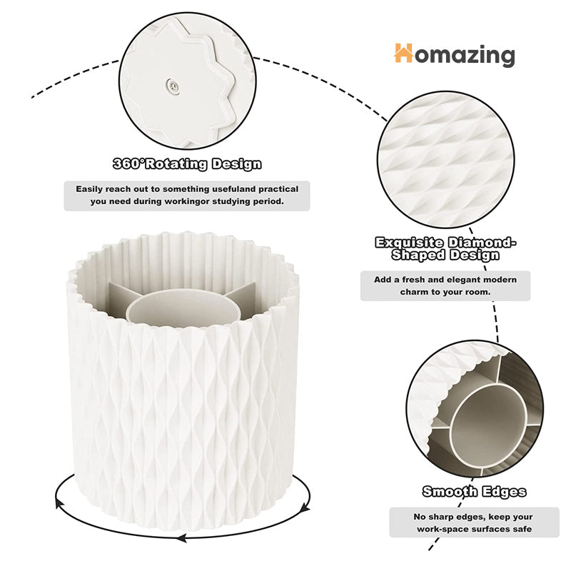 Makeup Brush Organizer Holder Rotate Base