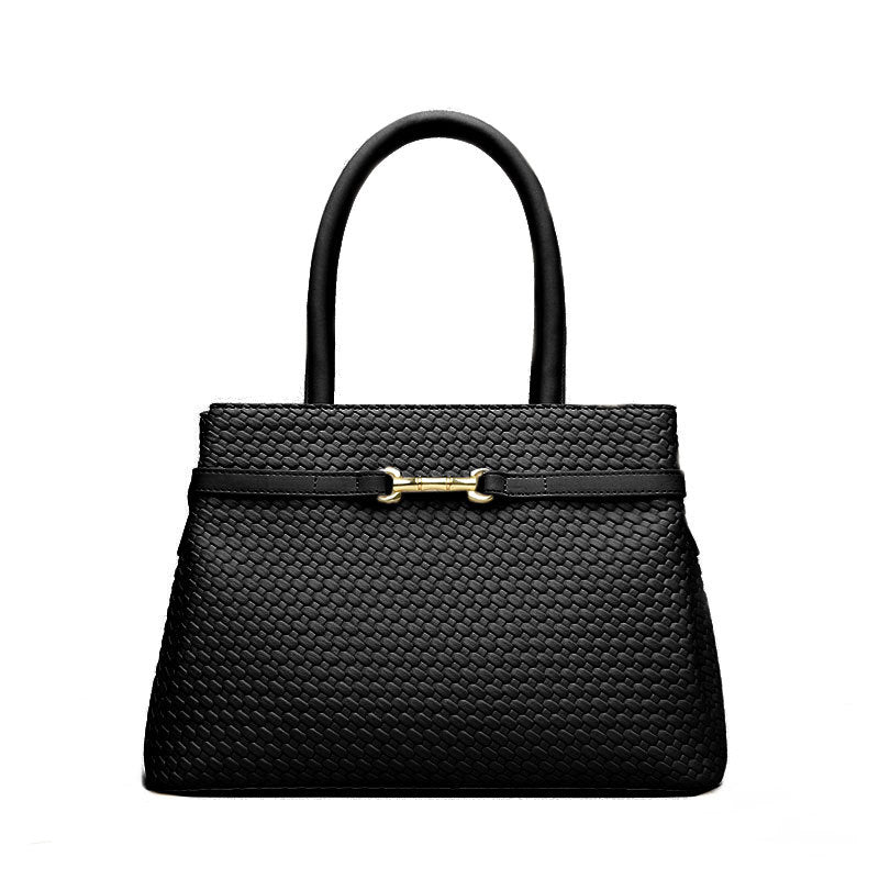 Woven Pattern Large Capacity Women’s Handbag