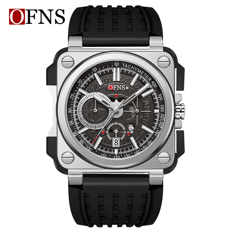 Square Dial Chrono Edge Men's Quartz Watch