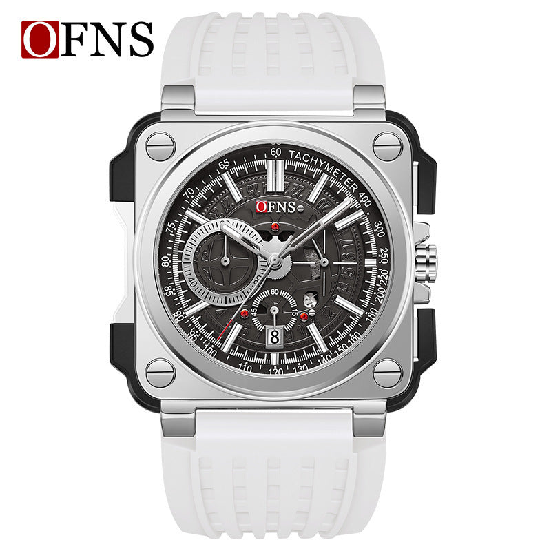 Square Dial Chrono Edge Men's Quartz Watch