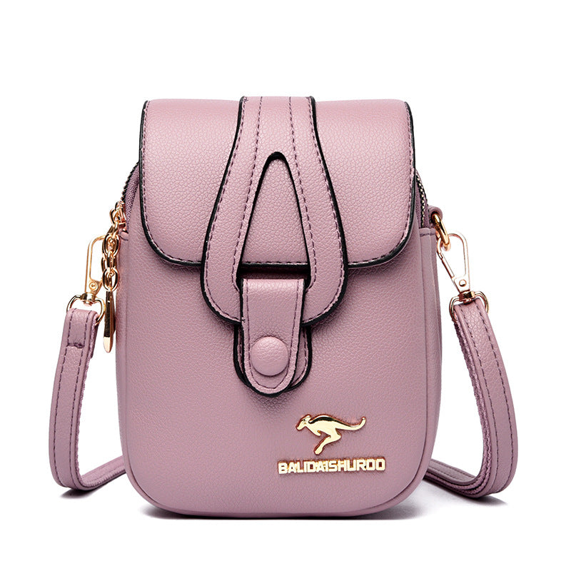 Chic Solid Color Mini Crossbody Bag
