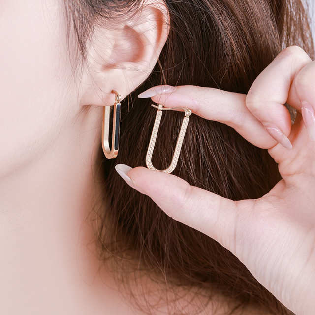 New Fashionable Cross-Border Stainless Steel Earrings