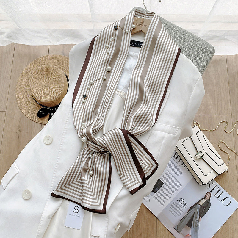 Zebra Zephyr Chiffon Scarf