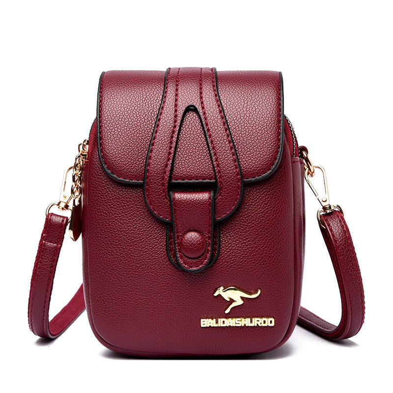 Chic Solid Color Mini Crossbody Bag