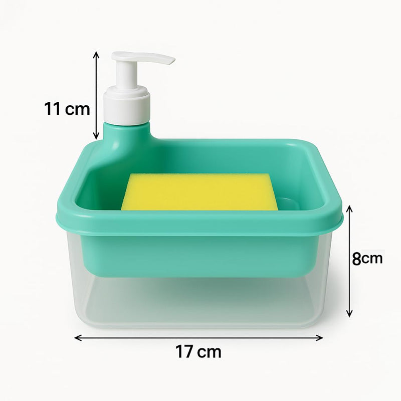 2 in 1 Liquid Soap & Sponge Dispenser