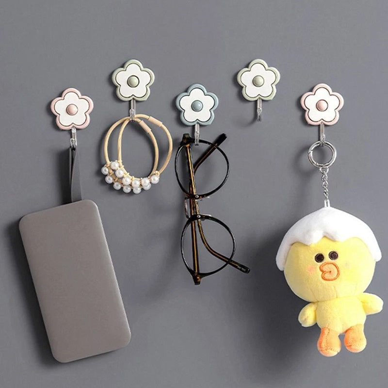 5 Pcs Flowers Key Holder