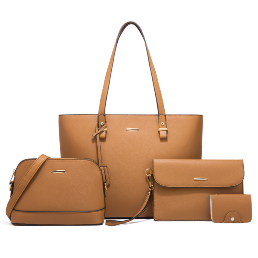 Celebrity Retro PVC Four-Piece Mother and Child Bag Set