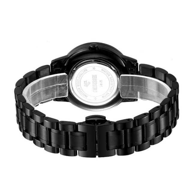 Stainless Steel Wheel Dial Quartz Watch