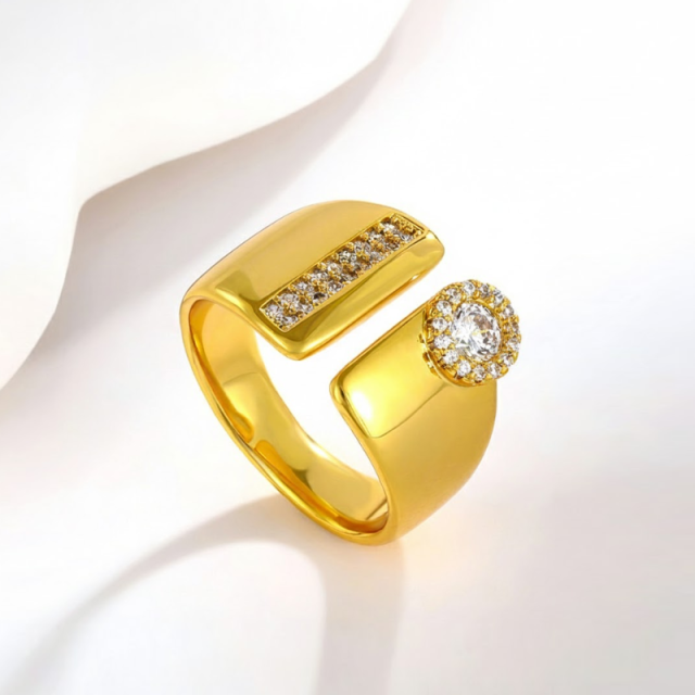 Niche Geometric Fashion Ring