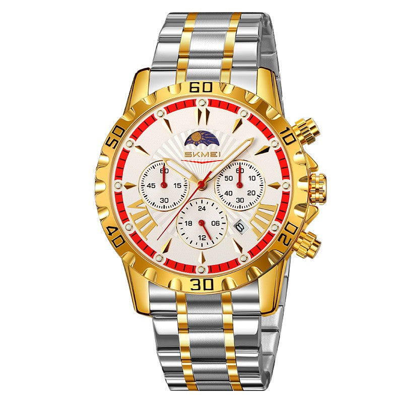 Classic Multifunction Business Quartz Watch