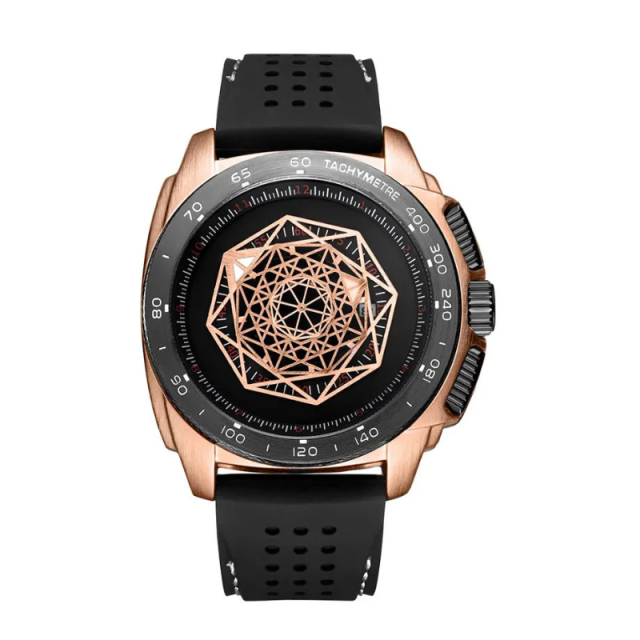 Sport Master Men's Luminous Silicone Watch