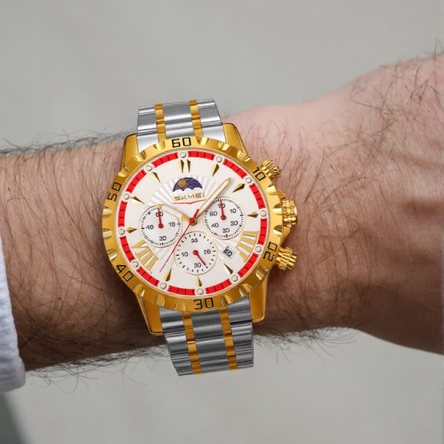 Classic Multifunction Business Quartz Watch