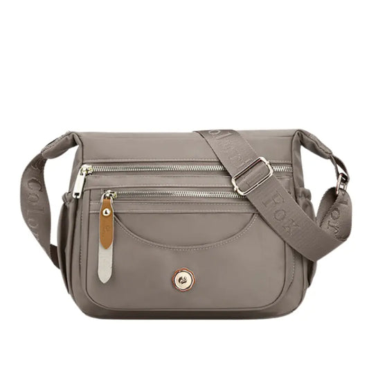 Autumn Nylon Multi-Pocket Water-Repellent Crossbody