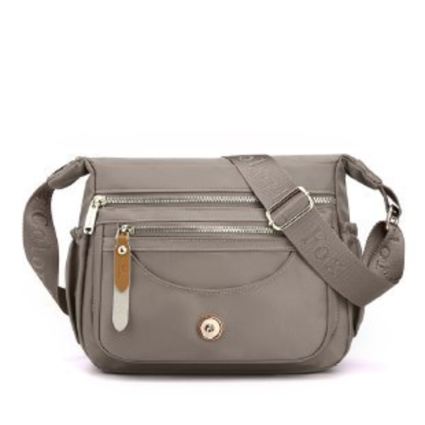 Autumn Nylon Multi-Pocket Water-Repellent Crossbody