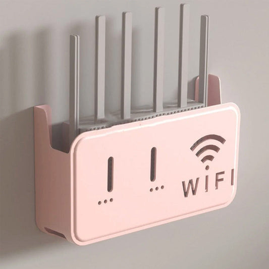 Wifi Router Shelf Storage Box Wall Mounted