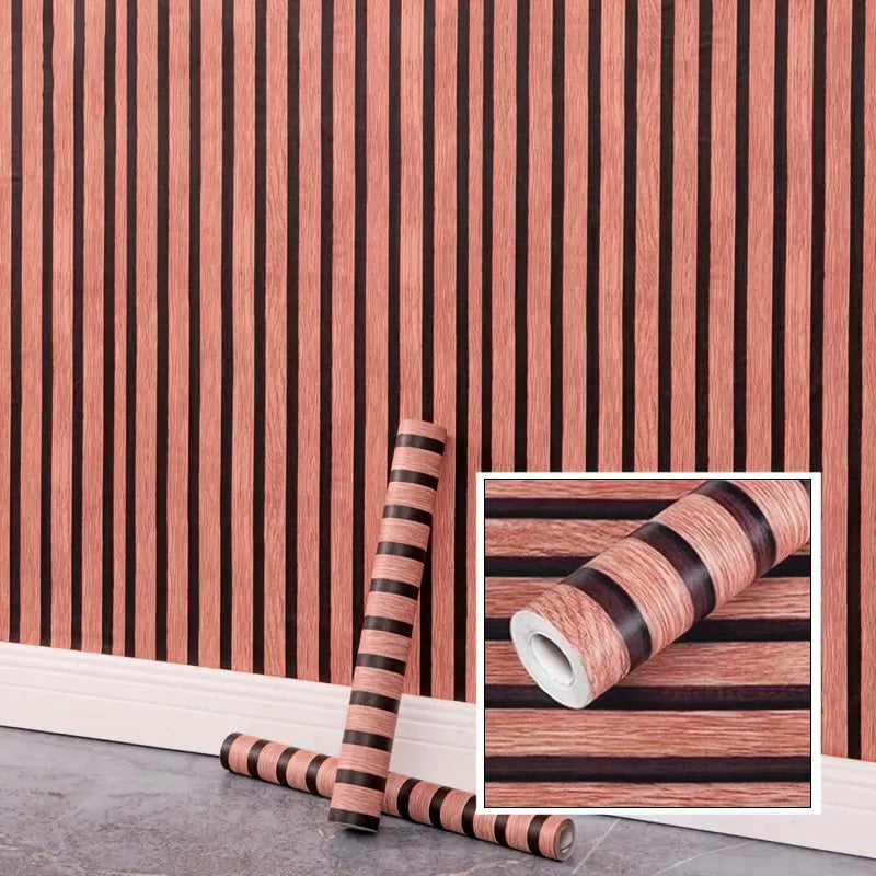 Wood Texture Wall Sheet-Brown