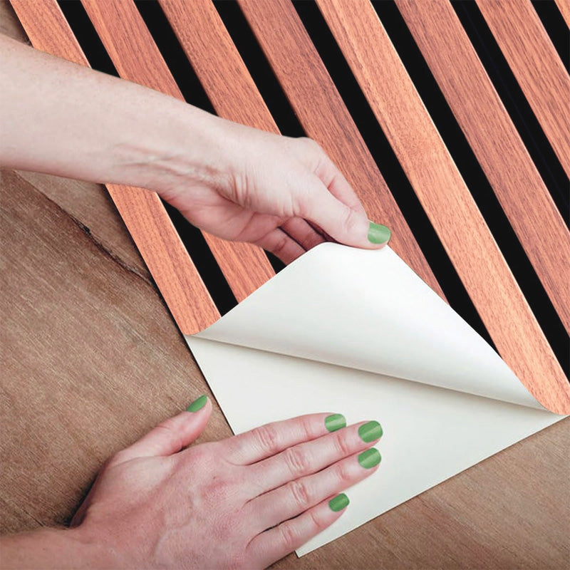 Wood Texture Wall Sheet-Brown